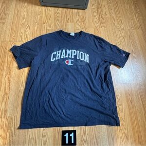 Champion Men's Navy Blue T-Shirt 3XL